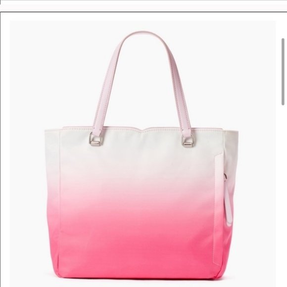 Kate Spade Pink Ombré Medium Zip Satchel Jae - Picture 2 of 10